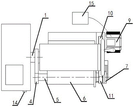 Automatically-controlled numerically controlled lathe tailstock feeding method