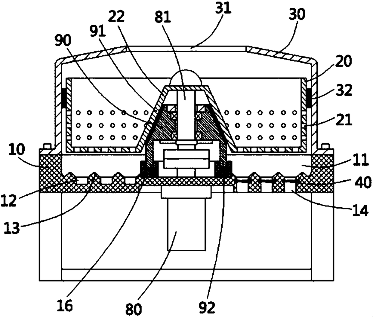 Cloth printing and dyeing dehydrator device