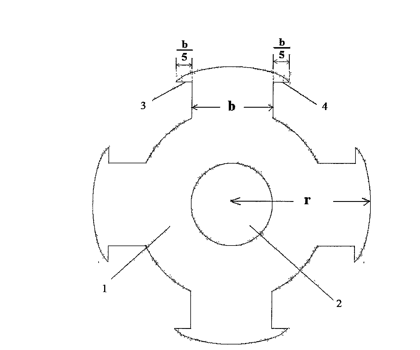 Rotor structure of switched reluctance motor for reducing vibration and noise
