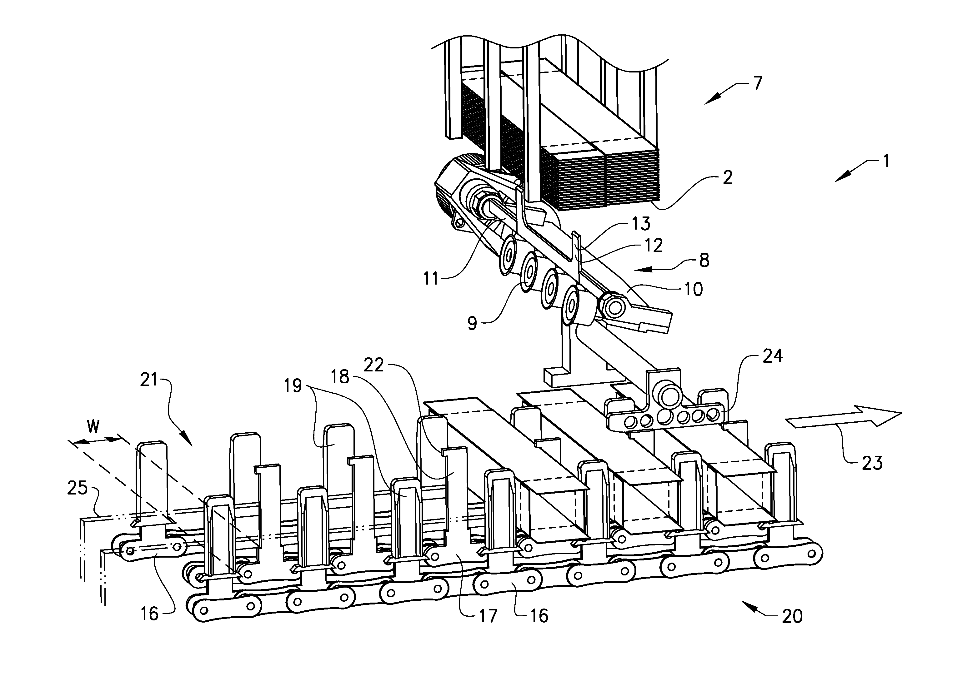 Carton feeder device and method for feeding a carton to a conveyor track