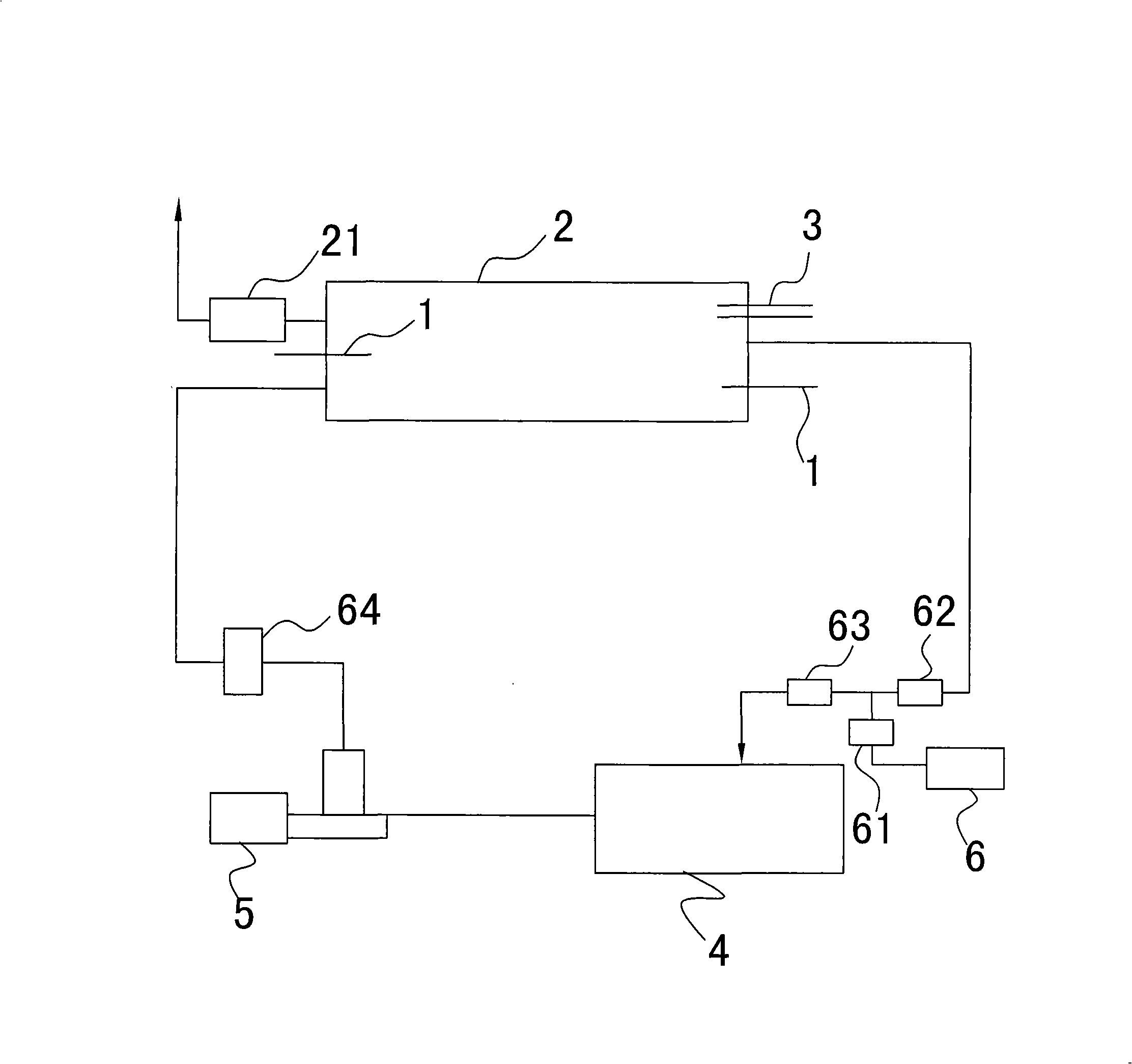 Test device and use method of long-rod platinum resistance thermometer