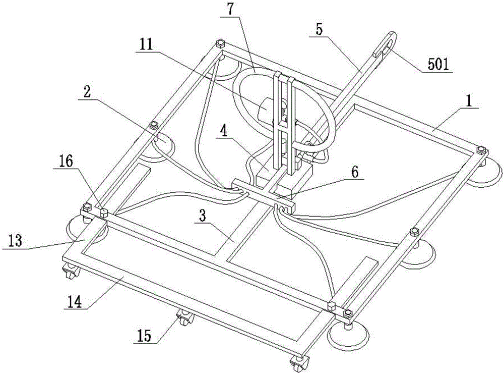 Installation device for passenger car windscreen