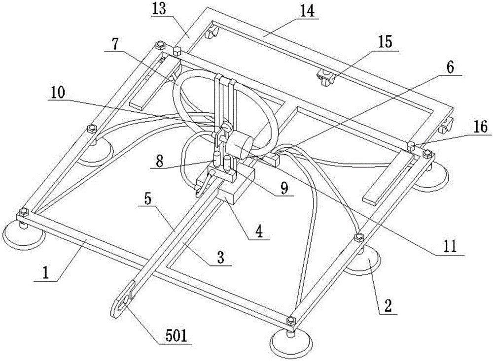 Installation device for passenger car windscreen