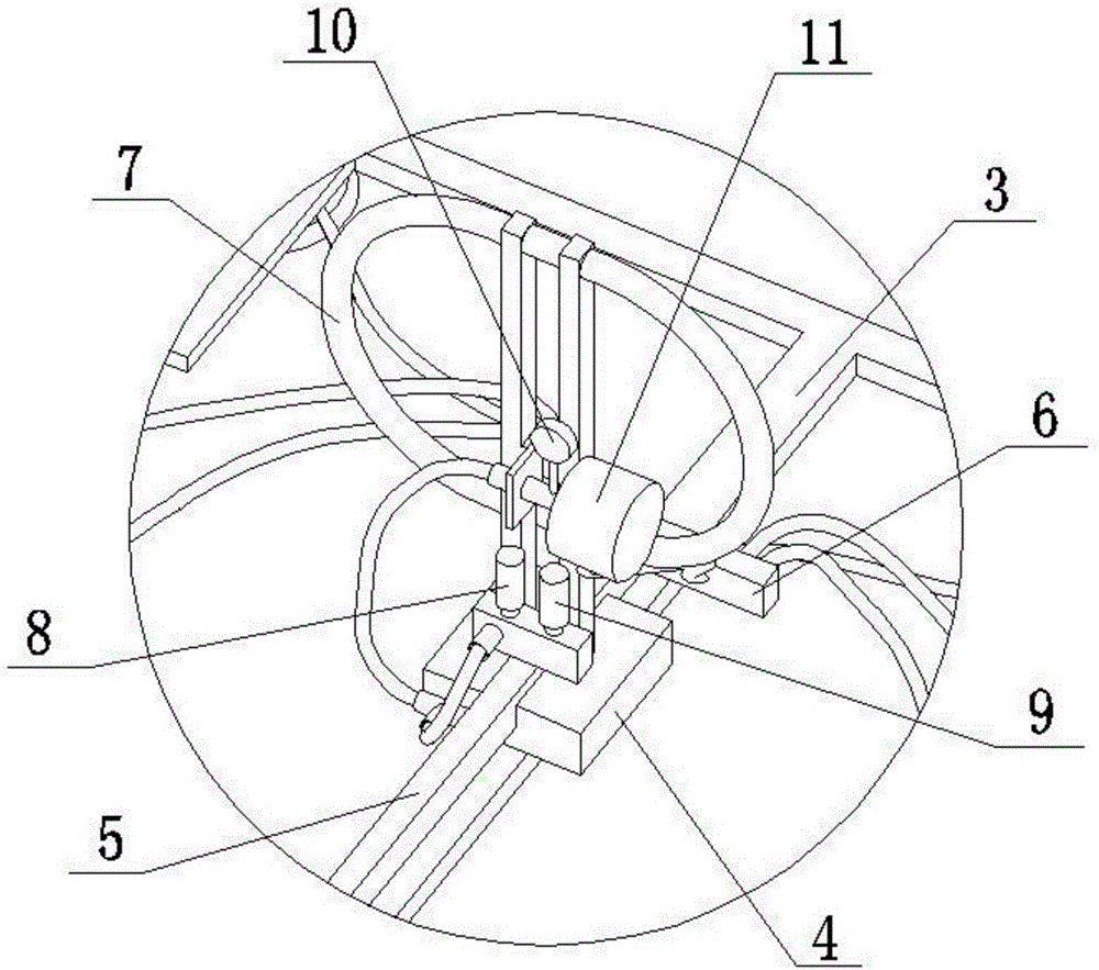 Installation device for passenger car windscreen