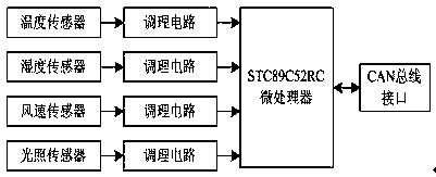 Strawberry greenhouse temperature intelligent detection device based on empirical mode decomposition model