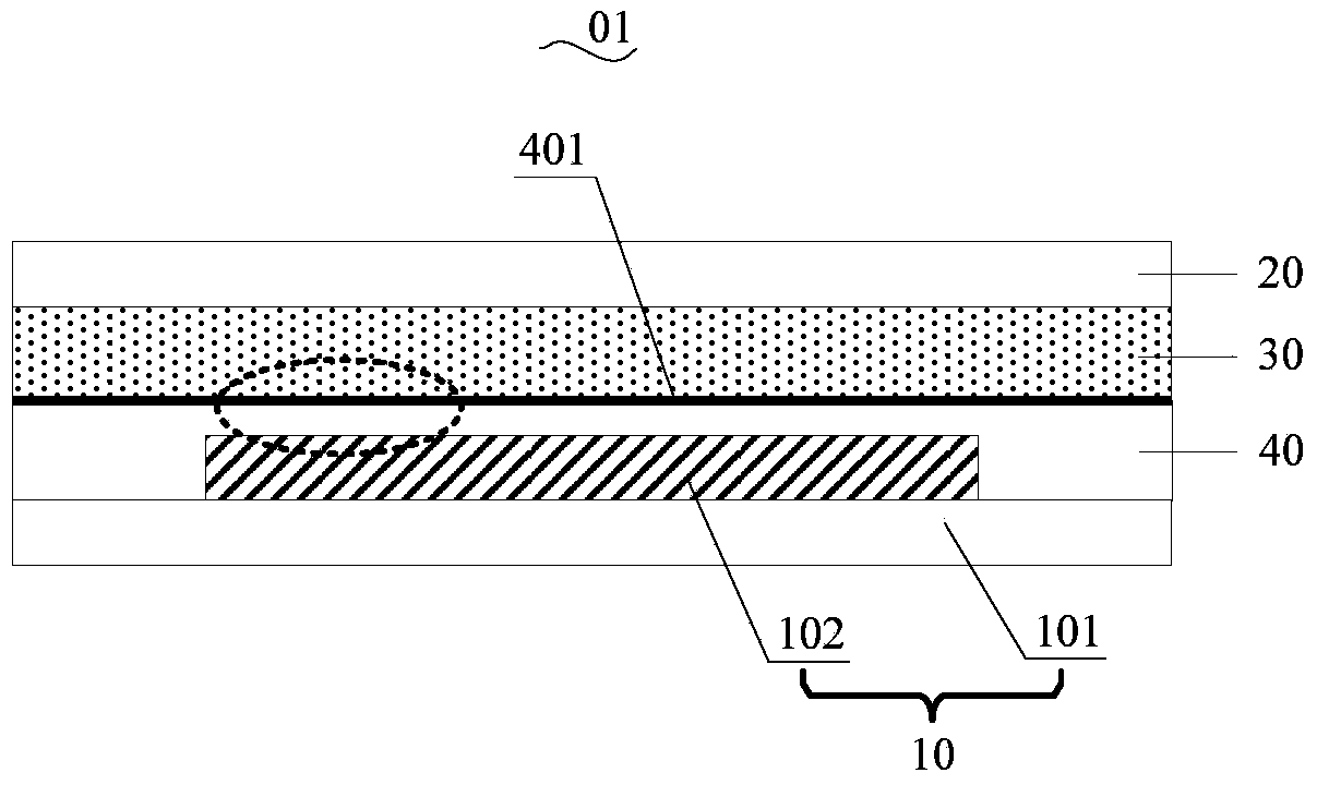 Encapsulation structure for OLED device and encapsulation method and lighting device of OLED device