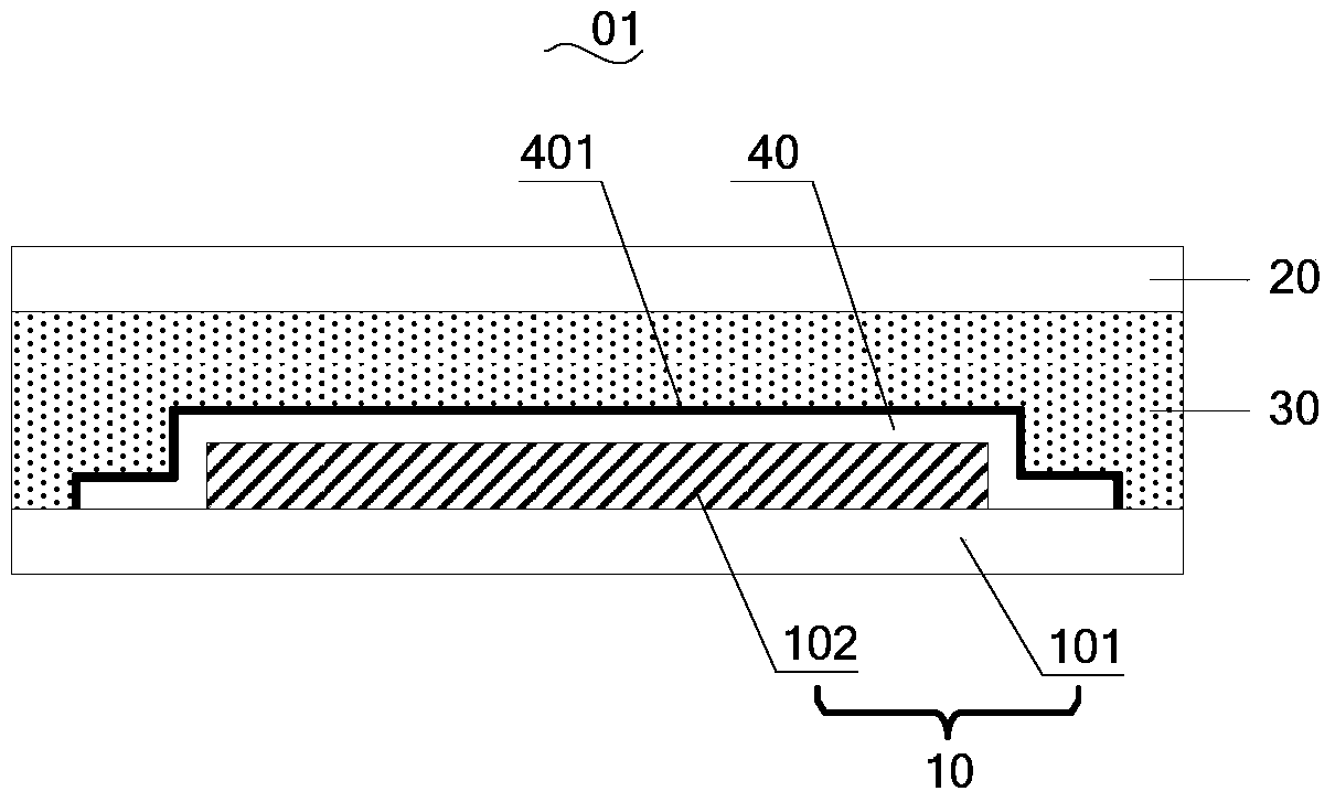 Encapsulation structure for OLED device and encapsulation method and lighting device of OLED device