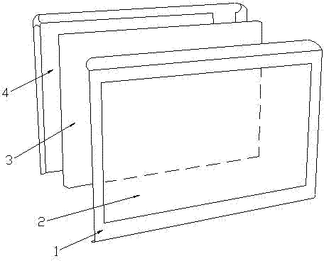 Optical grade plastic transparent cut display and manufacturing method thereof