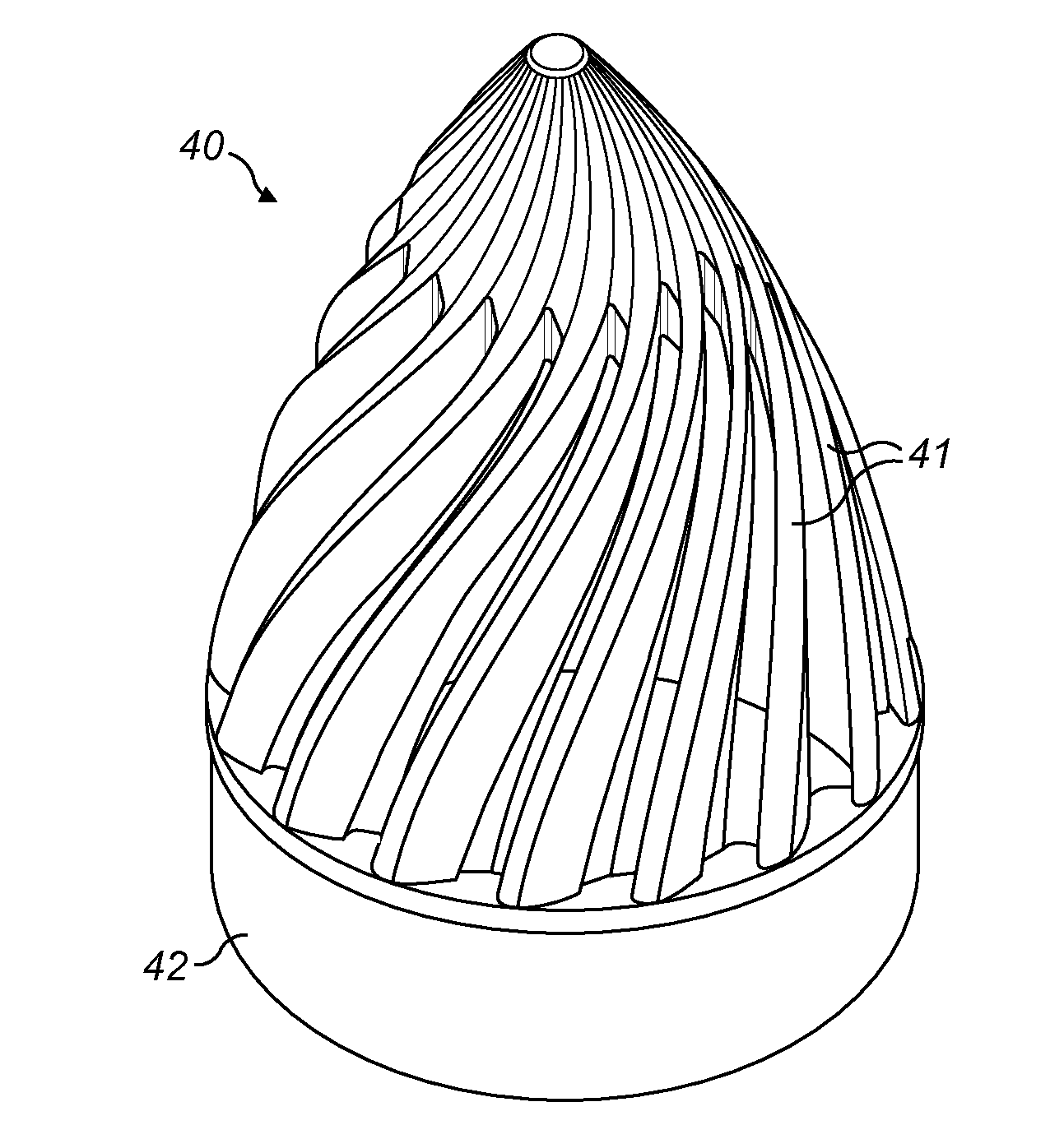 Vortex finder for a cyclonic separator