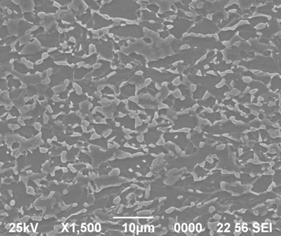 Low-yield ratio, high-plasticity, ultrafine-grain and high-strength steel and manufacturing method thereof