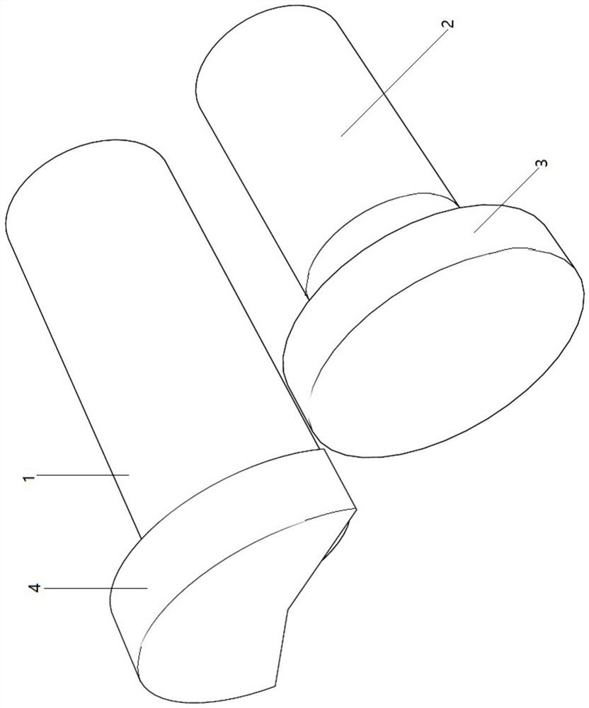 A slag cleaning device for grid welding port