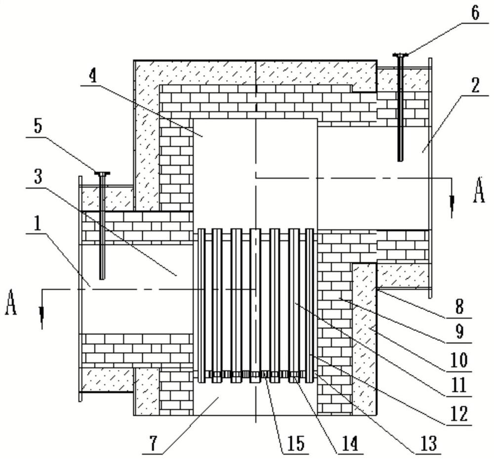 Flameless burner with precise air distribution and flameless burning method