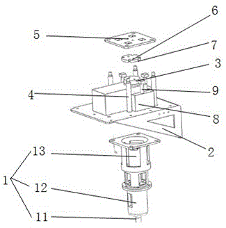 A crystal pulling device