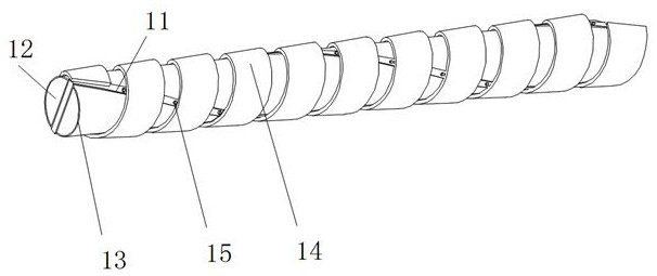 A special cable for flexible d-type communication power supply