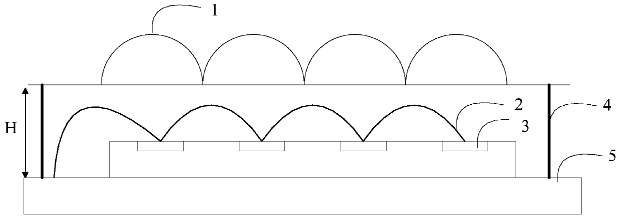 Lens assembly with electric contacts, photoelectric detector and laser radar