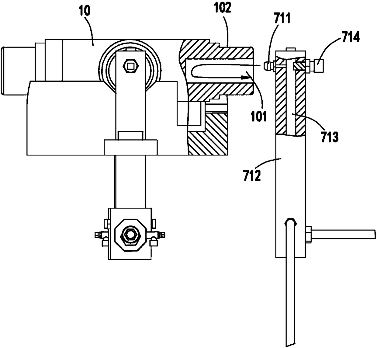 Candan universal joint synchronization oil injection equipment and method thereof
