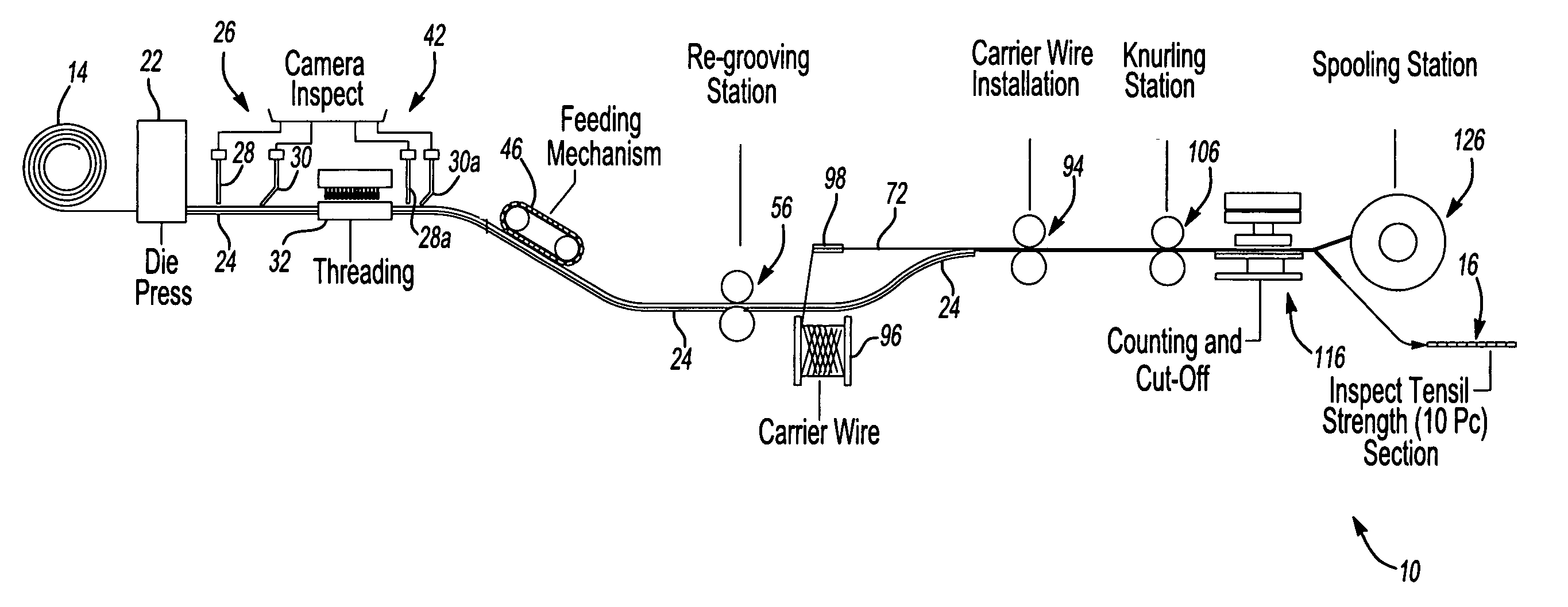 Fastener manufacturing apparatus and method