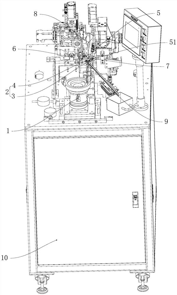 Opposite jacking type winding spot welding device