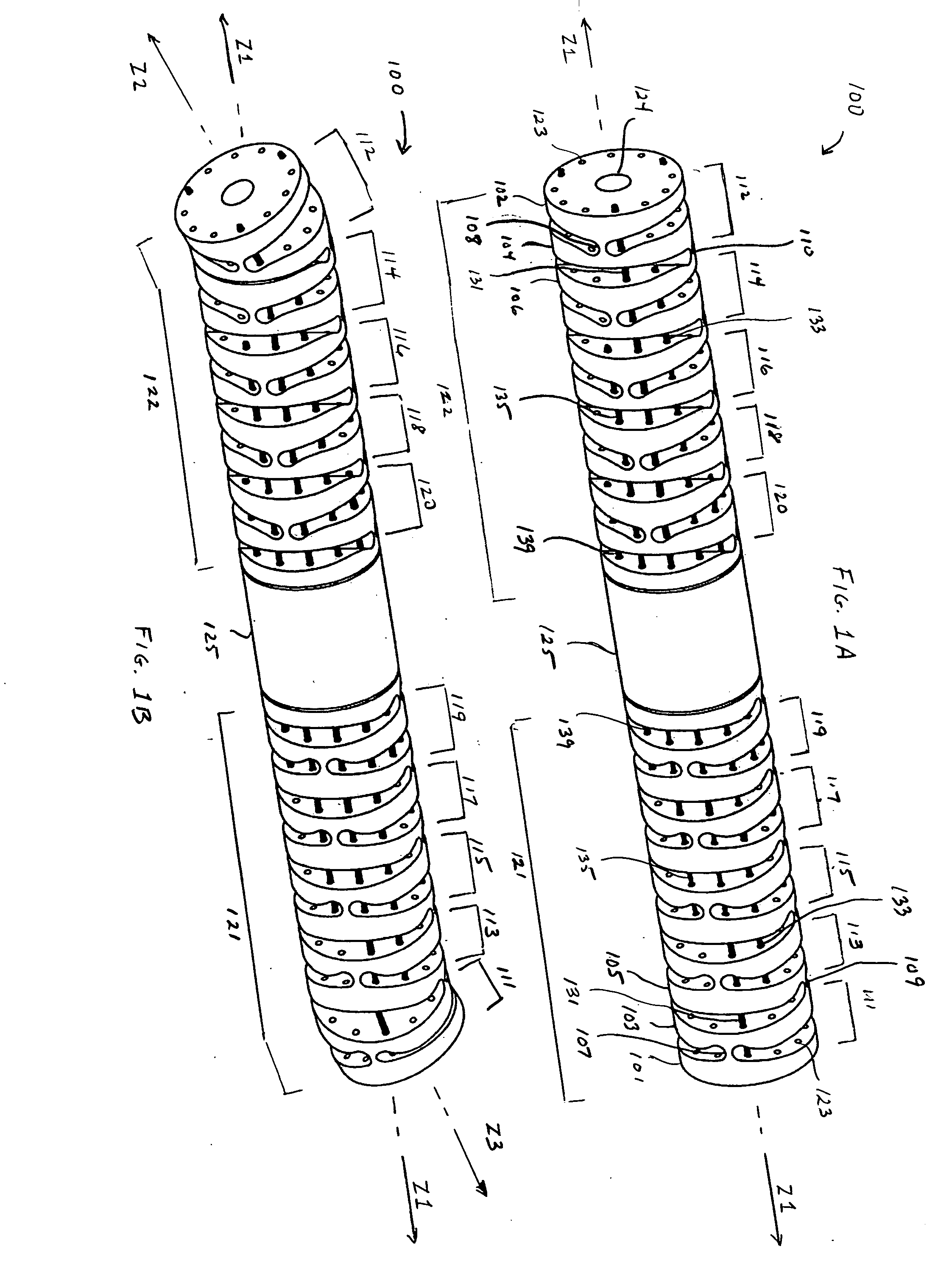 Articulating mechanism with flex-hinged links