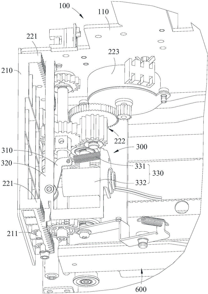 Card door device and VTM equipment