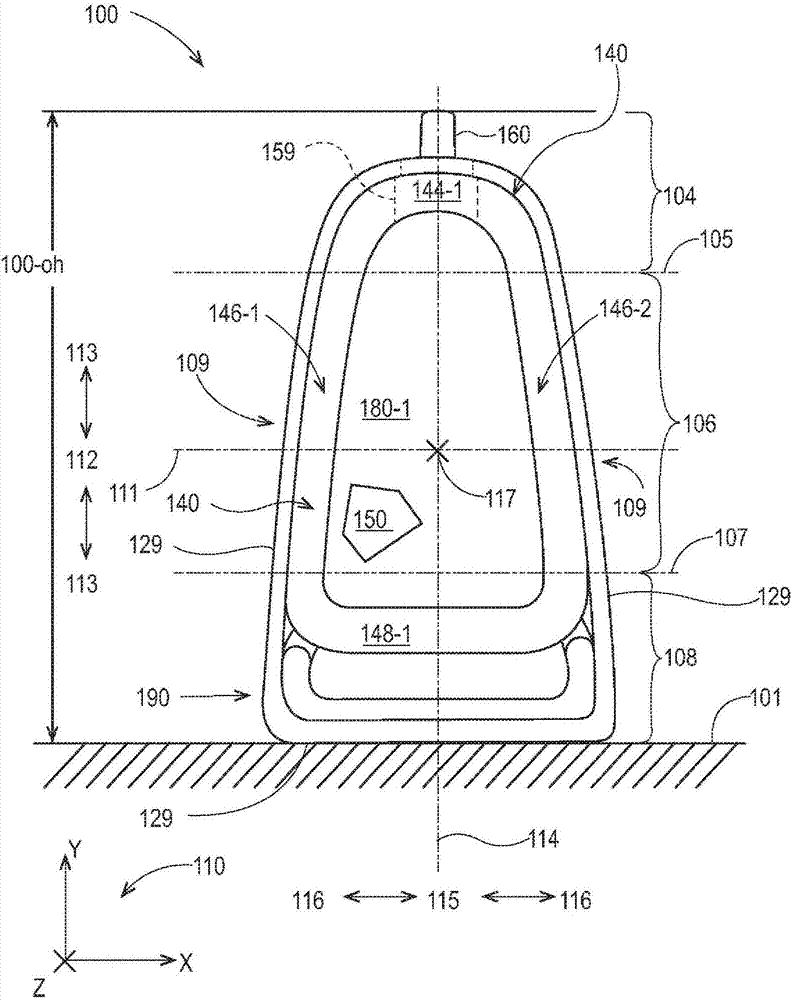 Method for making a line-up of flexible containers