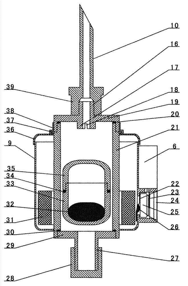 A bottle holder for umbrellas or parasols with alarm function