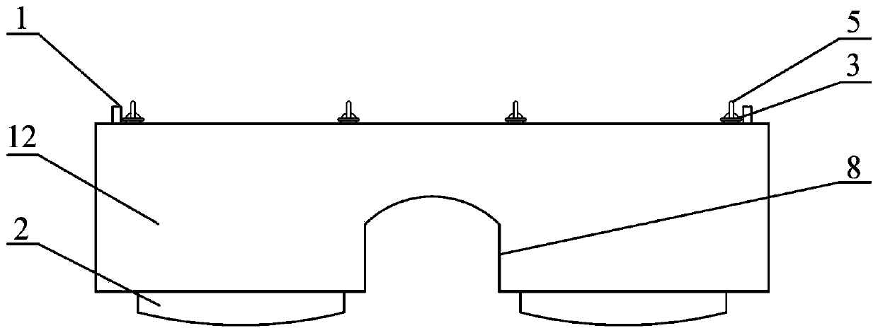 Sand bag stacking construction device for seabed suspended pipeline treatment