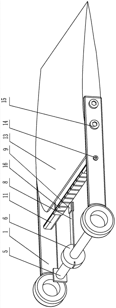 Bionic hydrofoil vortex excited tidal energy conversion device