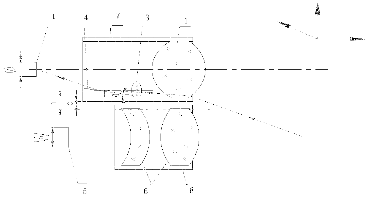 Optical device and positioning system of robot