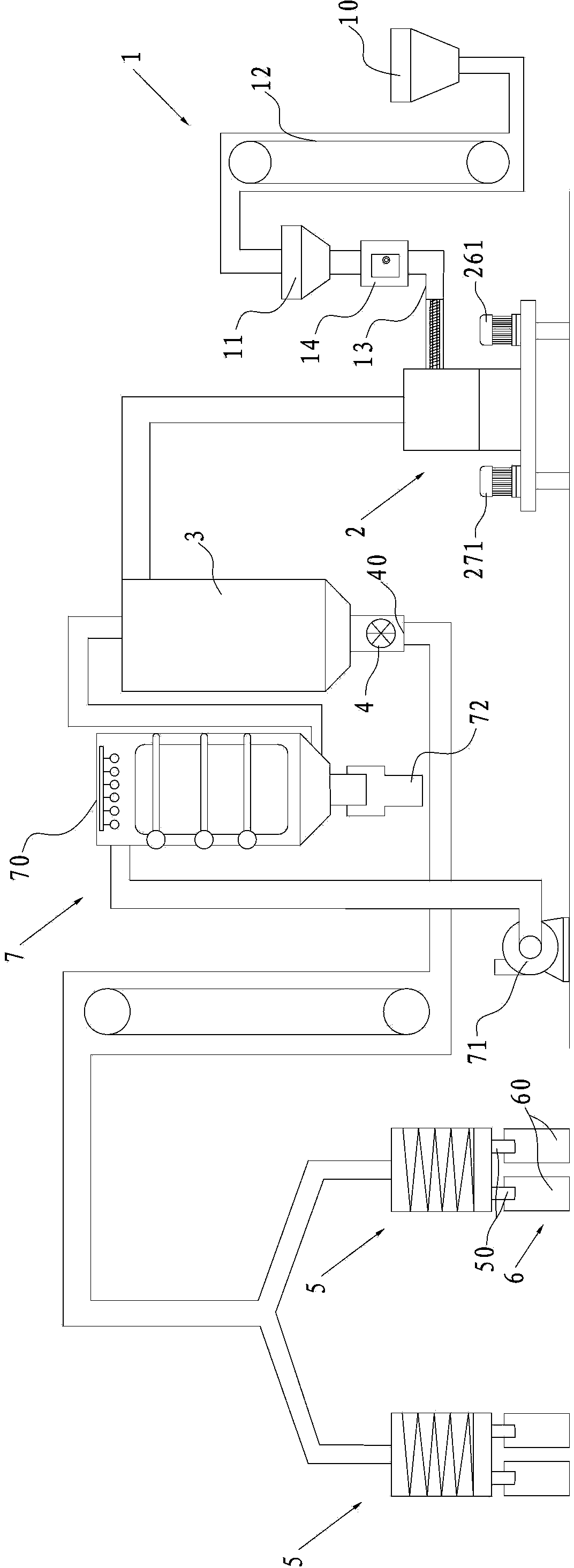 A production equipment for extracting cotton protein from cotton meal