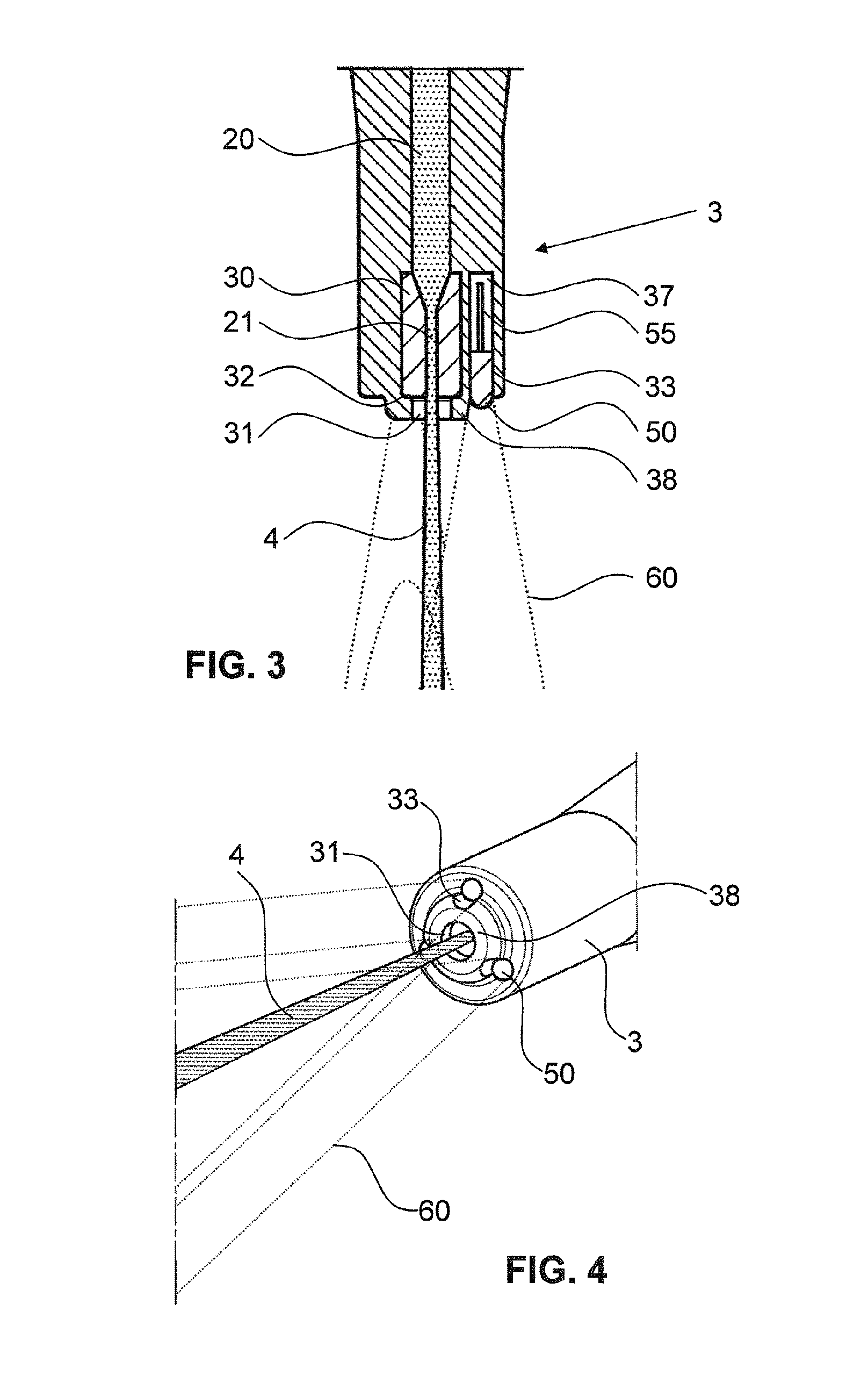Handpiece for treating wounds