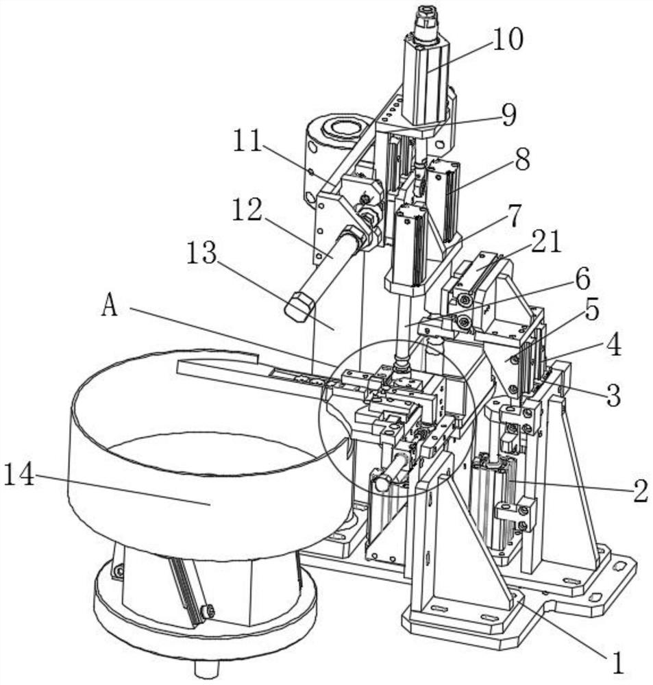 Loading auxiliary device for auto plastic part processing