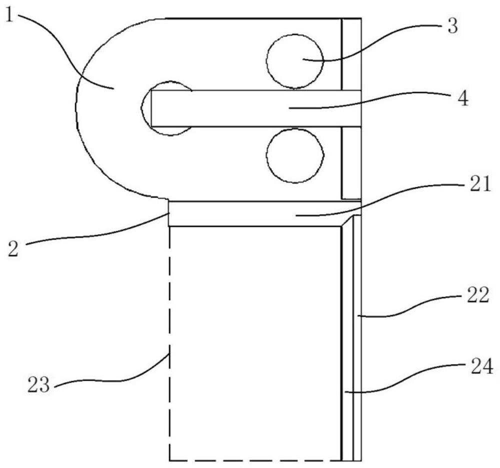 Auxiliary tool for pasting and positioning automobile nameplate