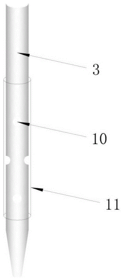 A grouting construction technology and equipment for sequentially deepening the overlying soil layer of karst caves in karst areas