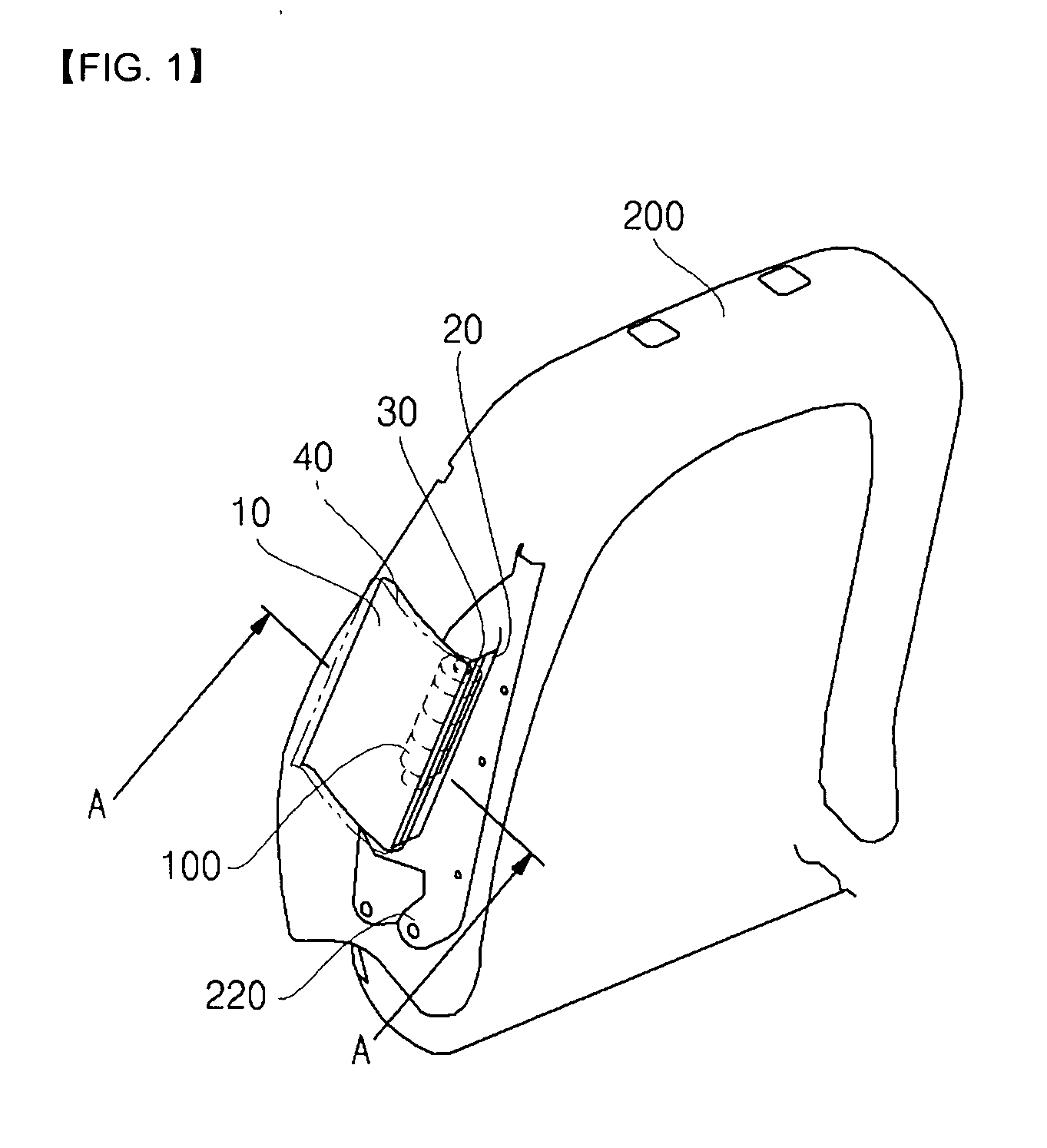 Structure for guiding deploy of side airbag for seat of vehicle