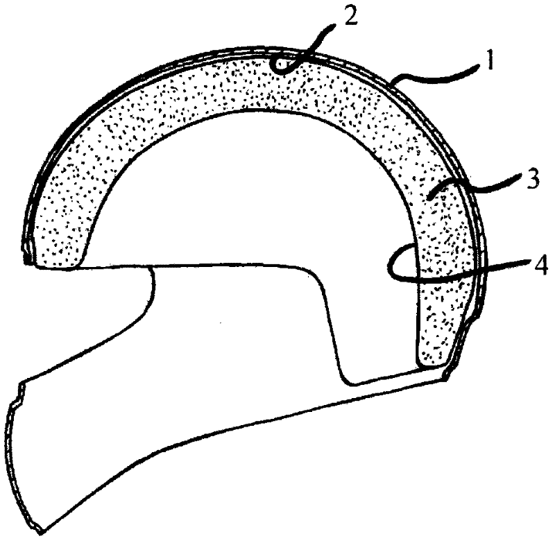 Protective helmet and method for mitigating or preventing head injury