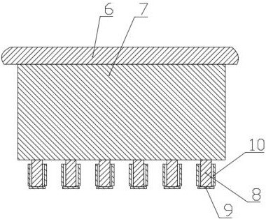 A packing device for lithium battery packaging