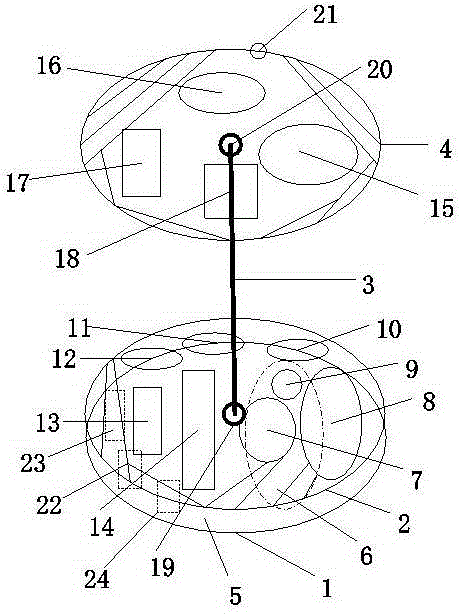 Intelligent double-layer rotating tableware bracket