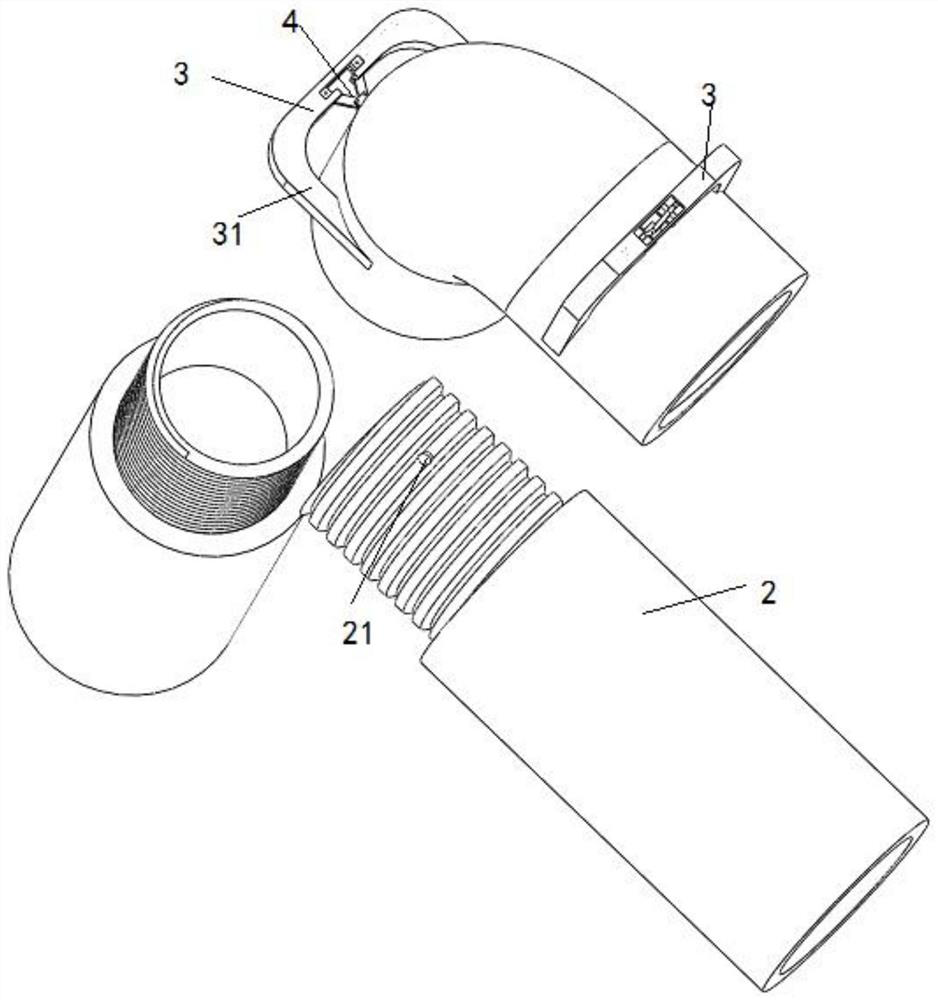 A wear-resistant and anti-corrosion PVC plastic pipe set and preparation method thereof