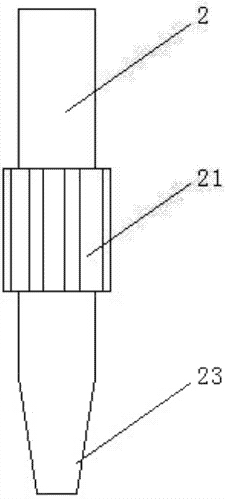 Medical detection sample filling device