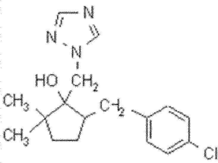 Bactericidal composition containing metconazole