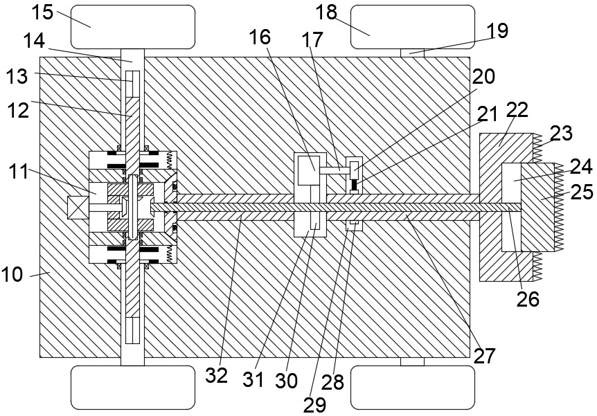 Drainage pipe dredging device