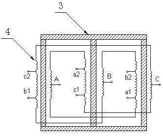 Phase shift balancing device of 18-pulse rectifier