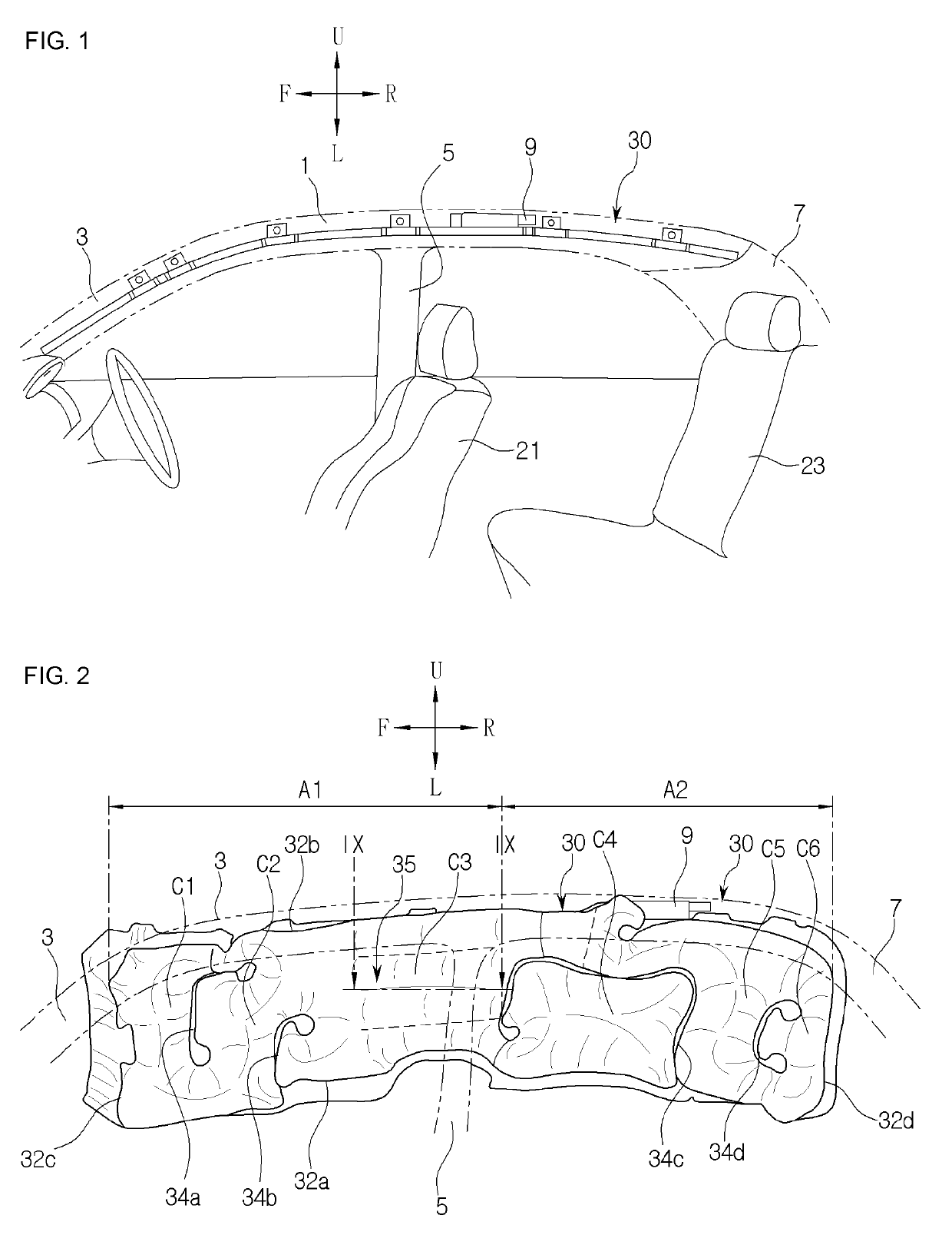 Curtain airbag of vehicle