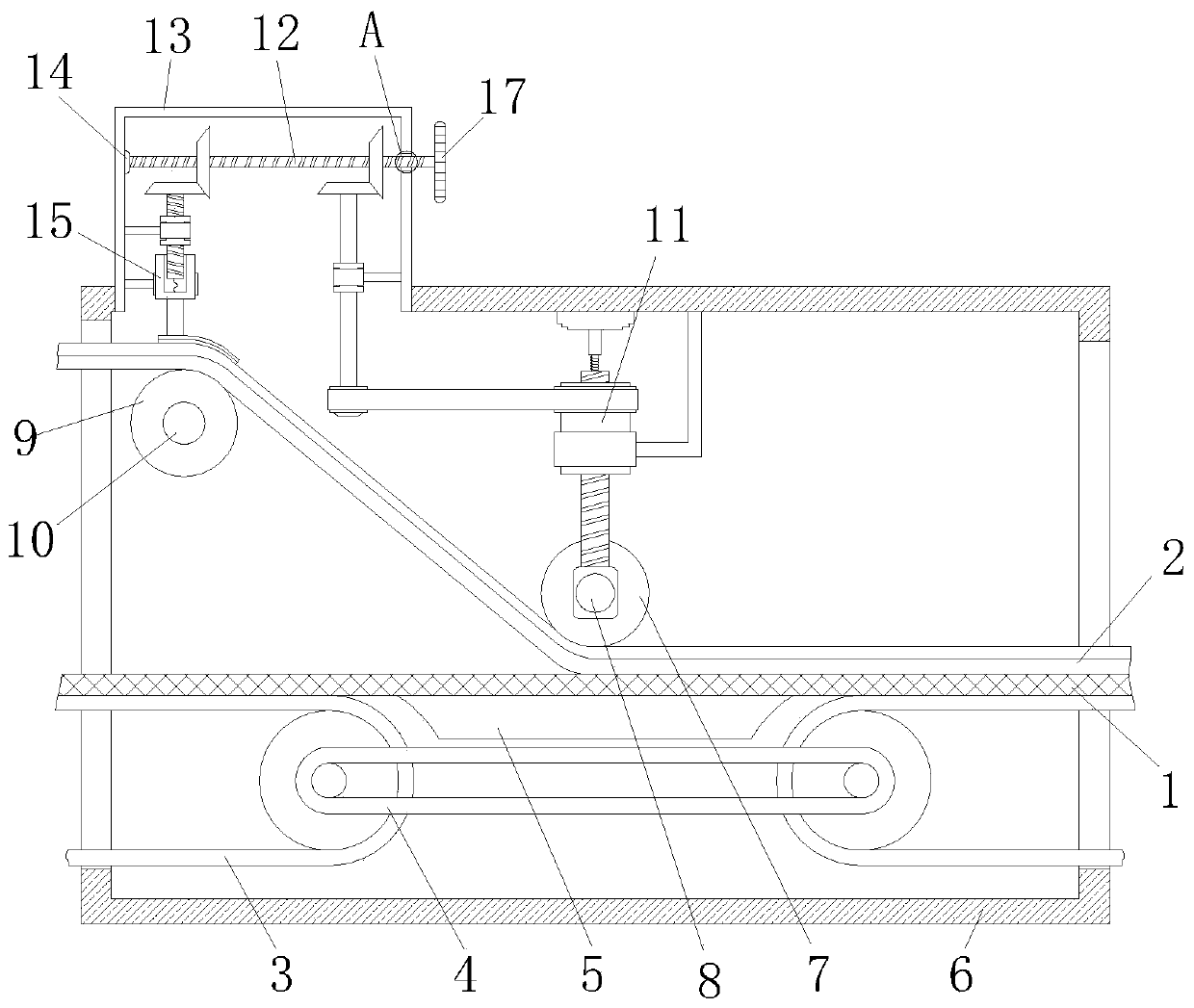 Adjustable thickening machine for pearl wool