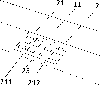 Display panel for full-screen mobile phone