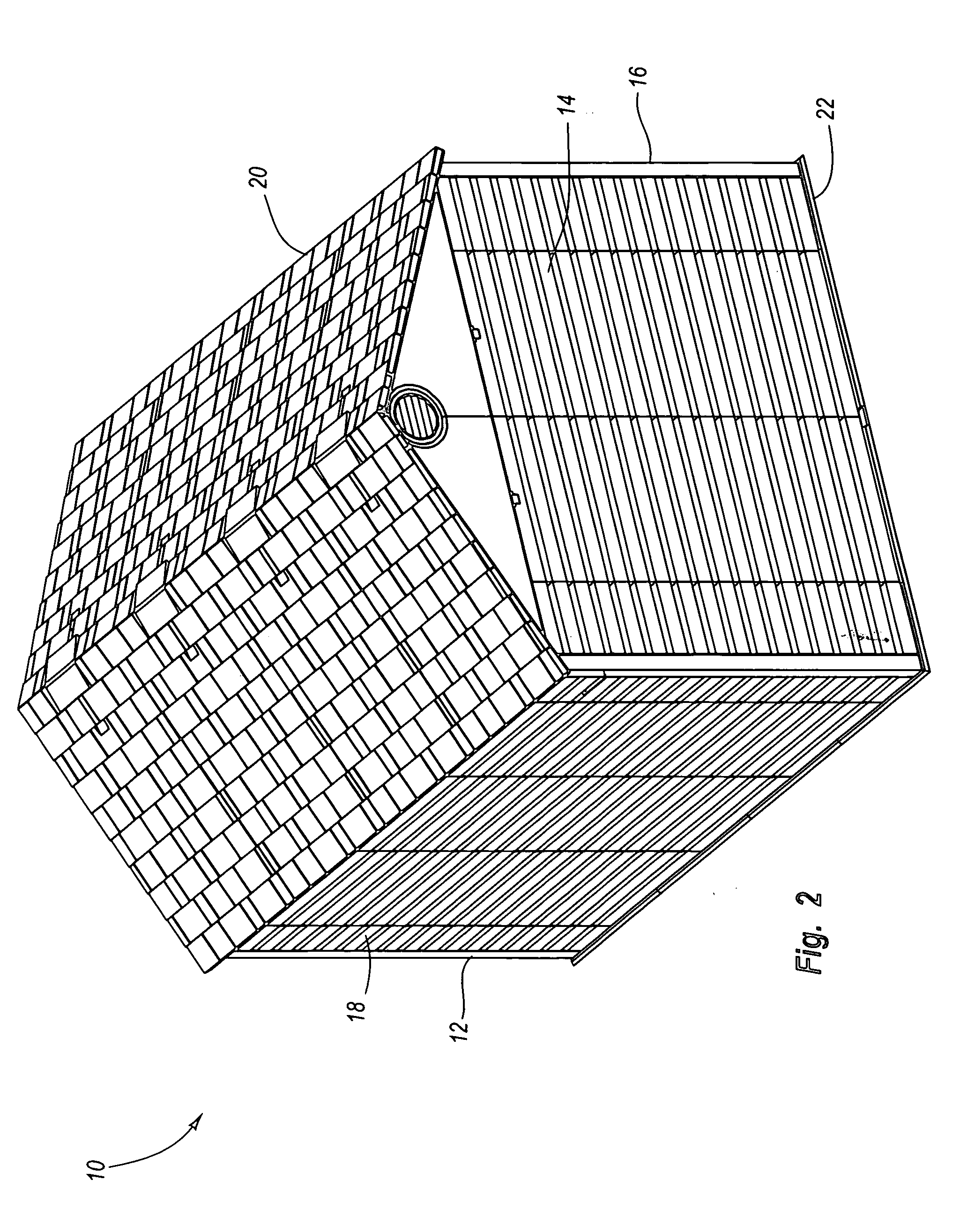 System and method for constructing a modular enclosure