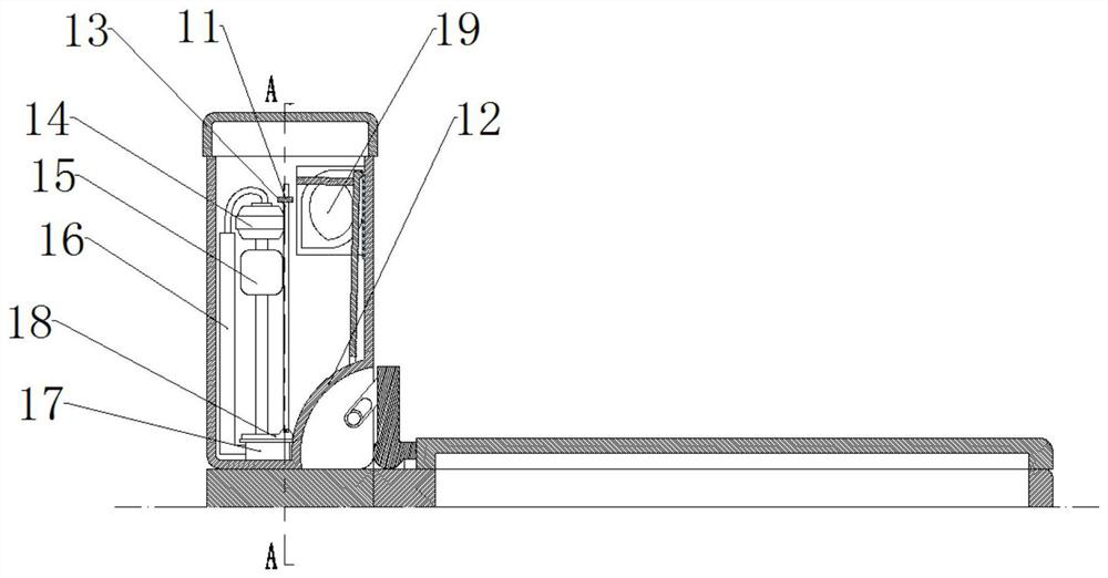 A flip-type buckle linkage automatic flush toilet