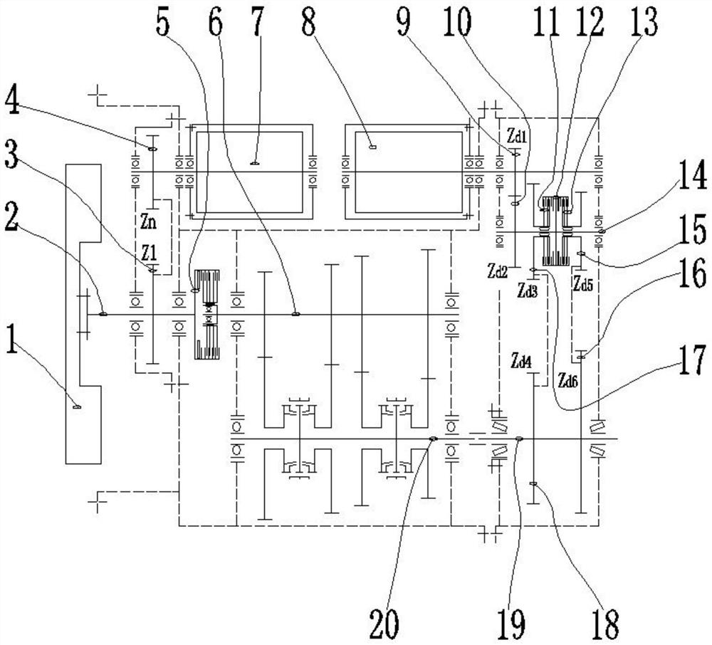 Continuously variable transmission system with double-motor power uninterrupted gear shifting