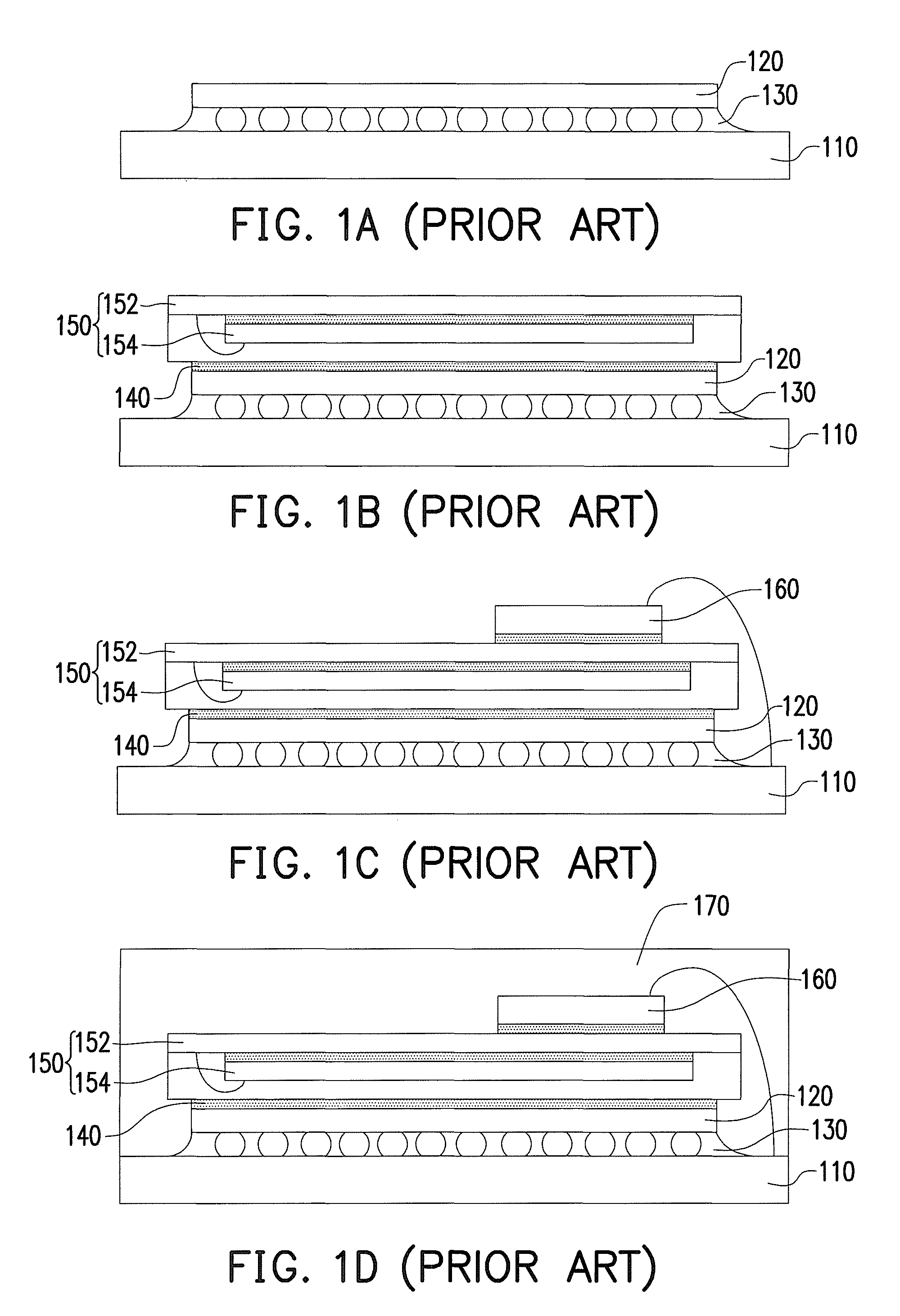 Method of fabricating a stacked type chip package structure and a stacked type package structure